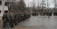 Български и американски военни на учение на полигон "Ново село" 